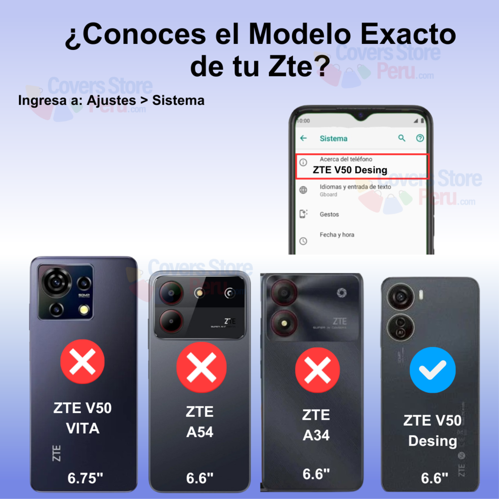 Funda Case para Zte V50 Design Soft Feeling Lila