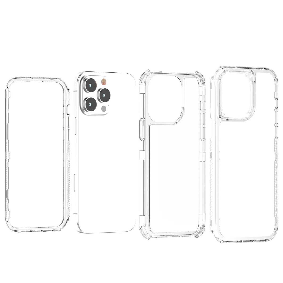 Funda Case for Samsung A02 Core Transparente 360° Antishock