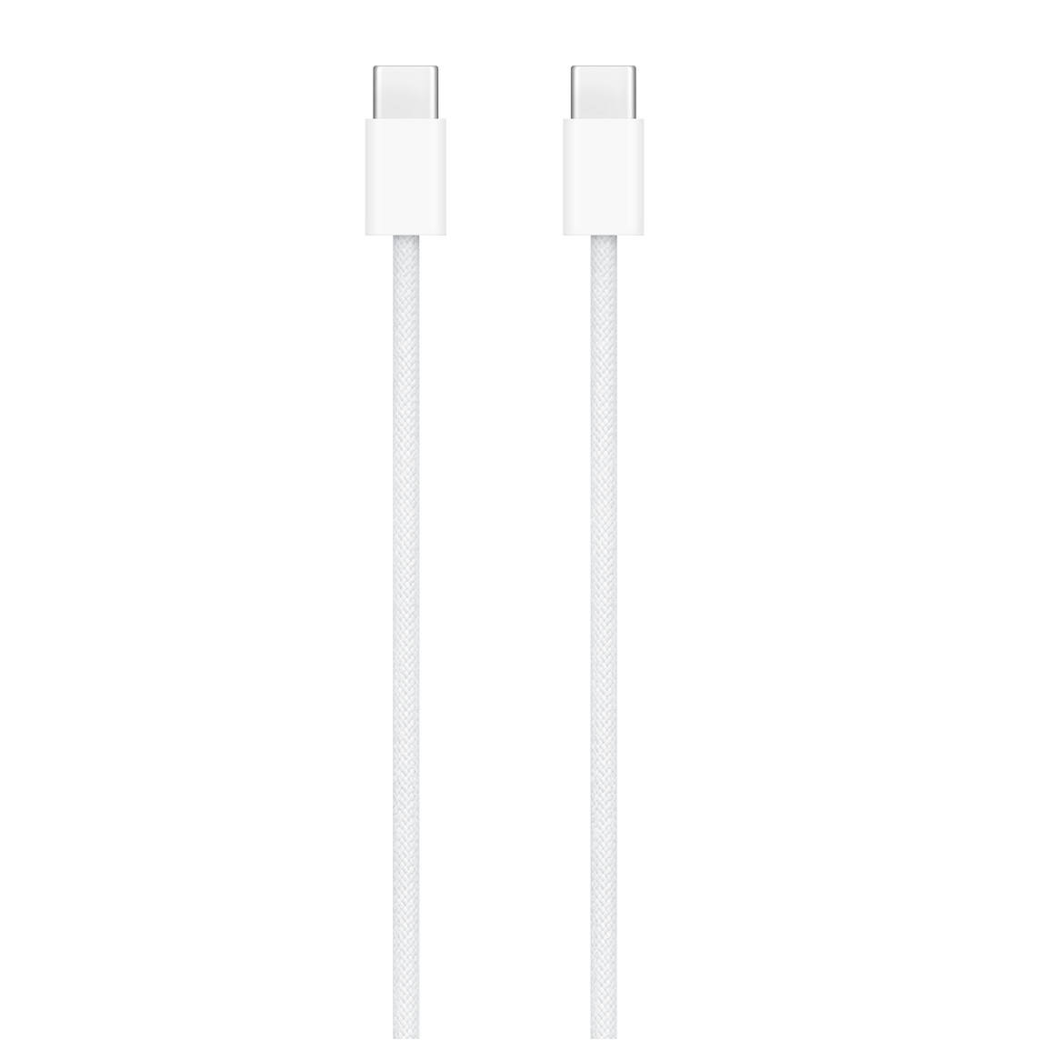 Cable de Datos 60w Tipo-C a Tipo-C 1m - Trenzado Blanco