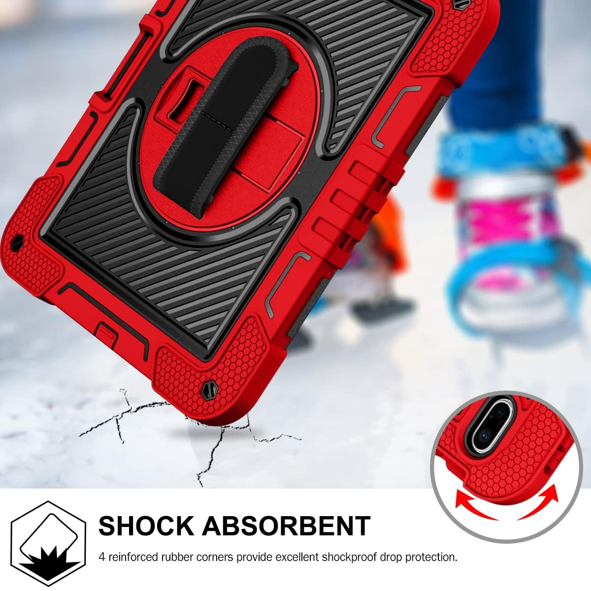 Funda para Xiaomi Redmi Pad 2 11" - UrbanForce Roja 360