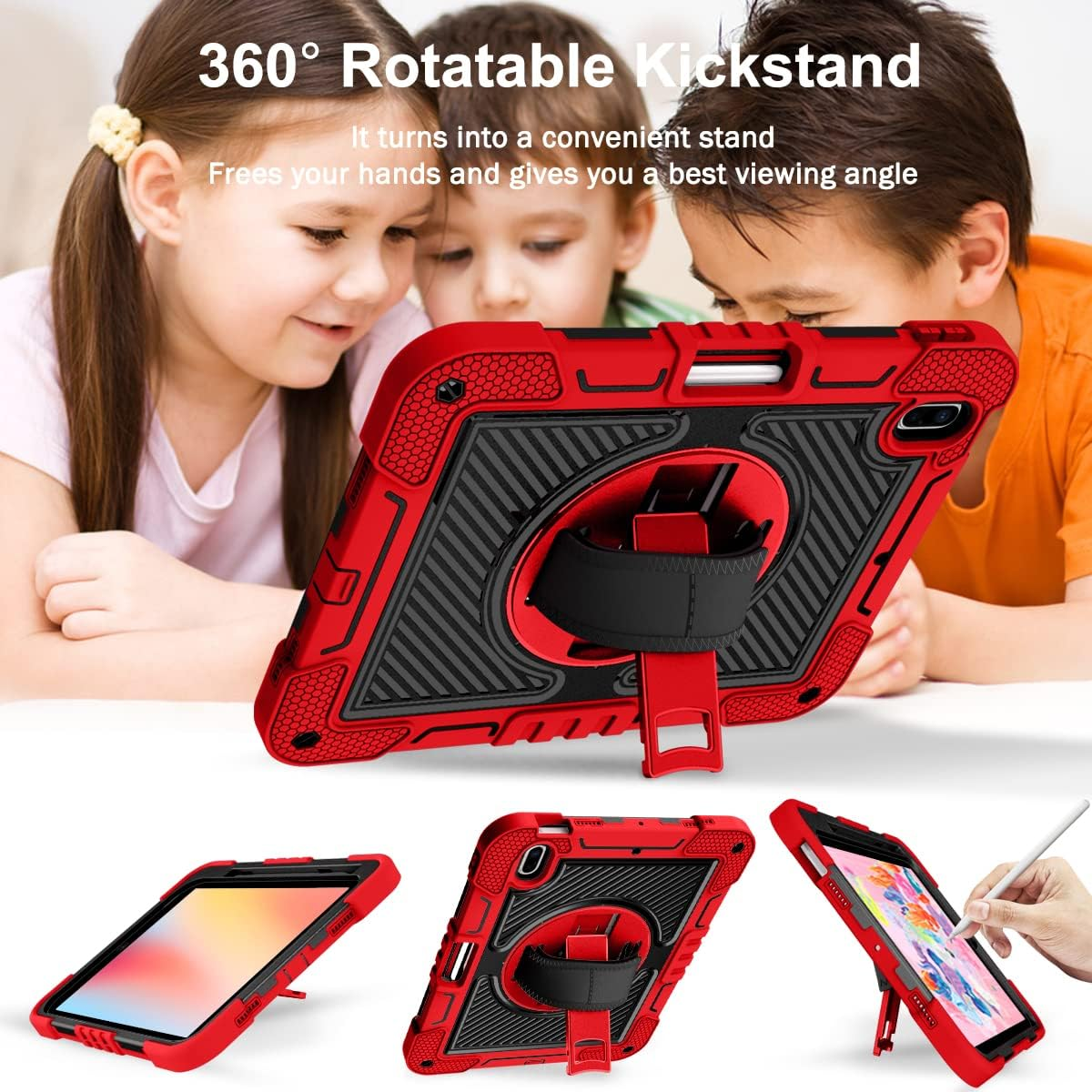 Funda para Xiaomi Redmi Pad 2 11" - UrbanForce Roja 360