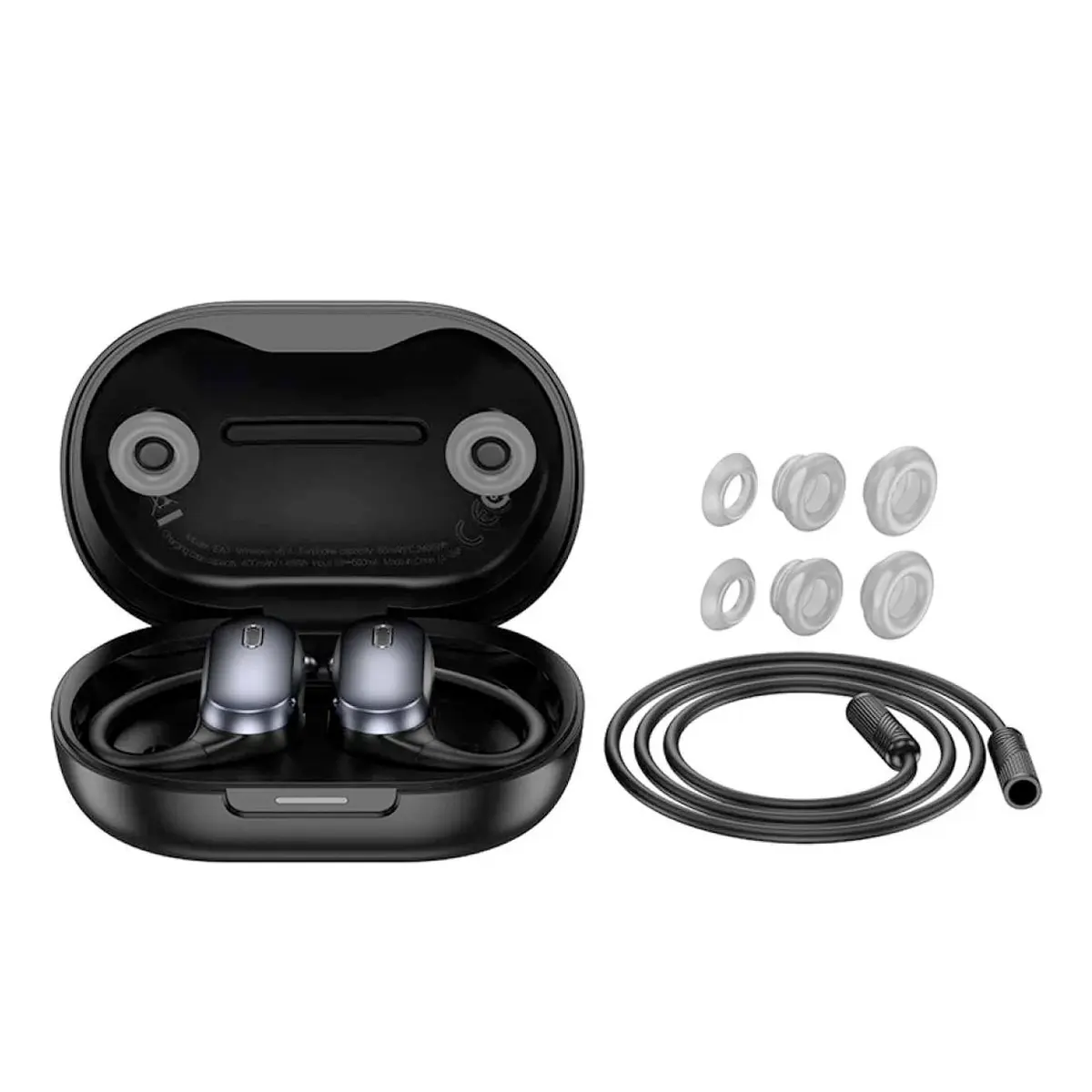Audífonos Inalambricos Hoco EA7 Bluetooth Open ANC Negro