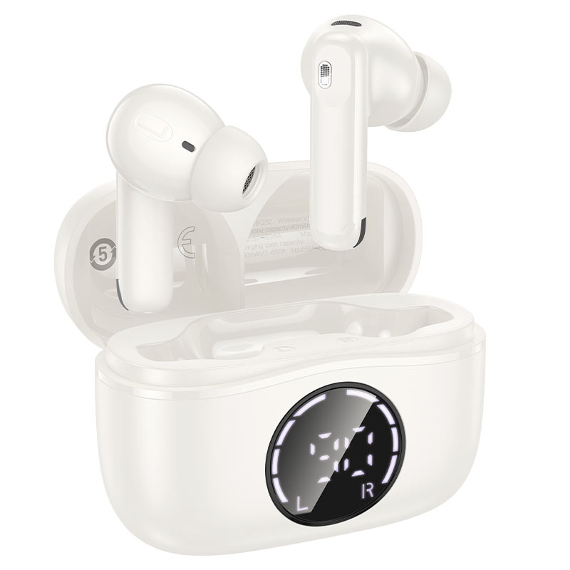 Audífonos Inalambricos Hoco EQ22 Bluetooth ANC ENC Blanco