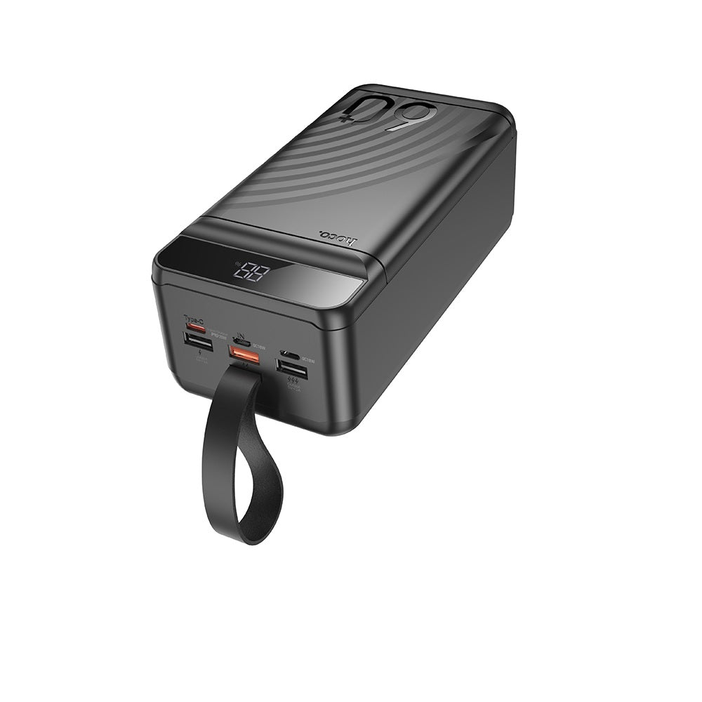Power Bank 60000mAh Hoco J123C Pantalla Digital 22.5W Negro