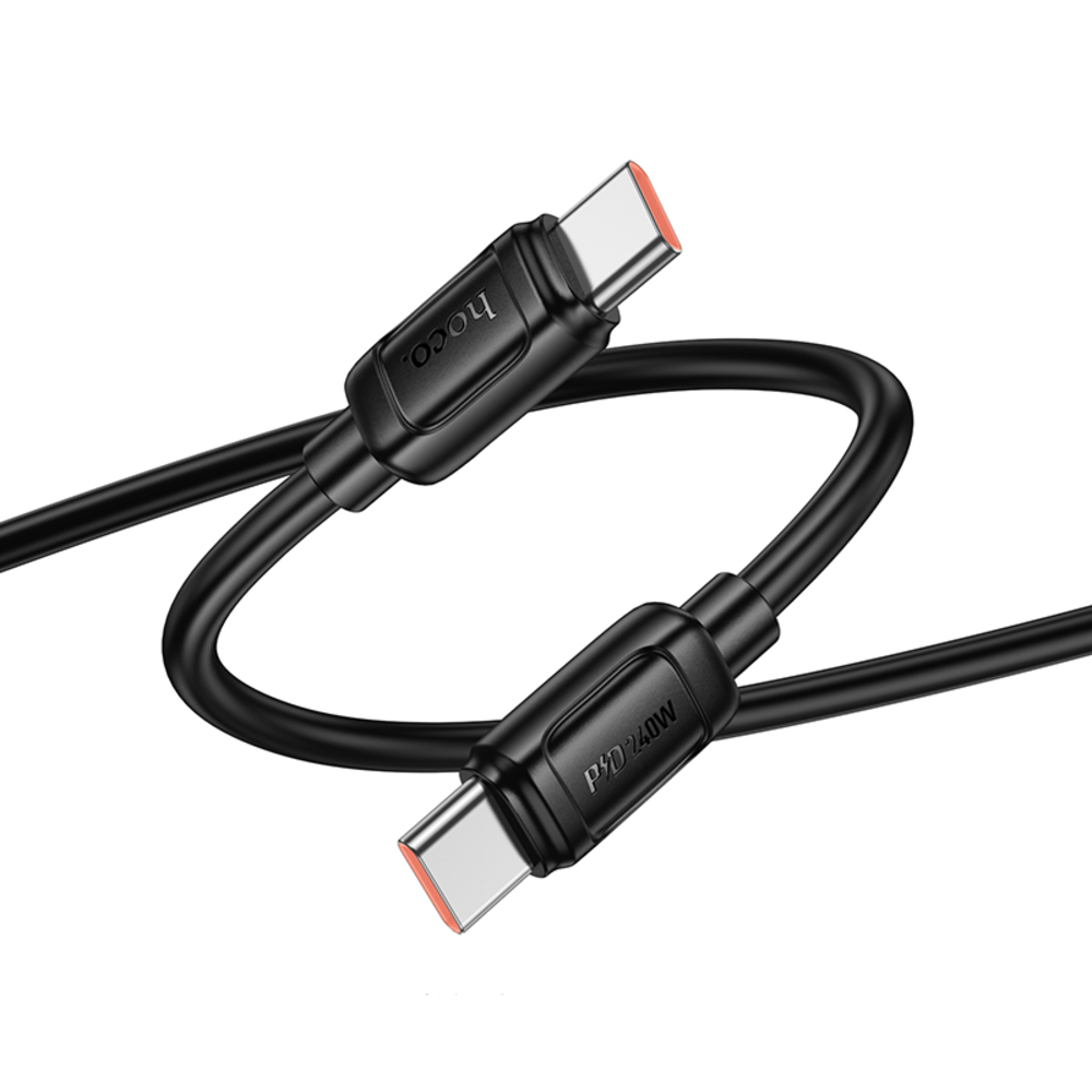 Cable Hoco X115 Surpass Tipo-C a Tipo-C 240W Negro
