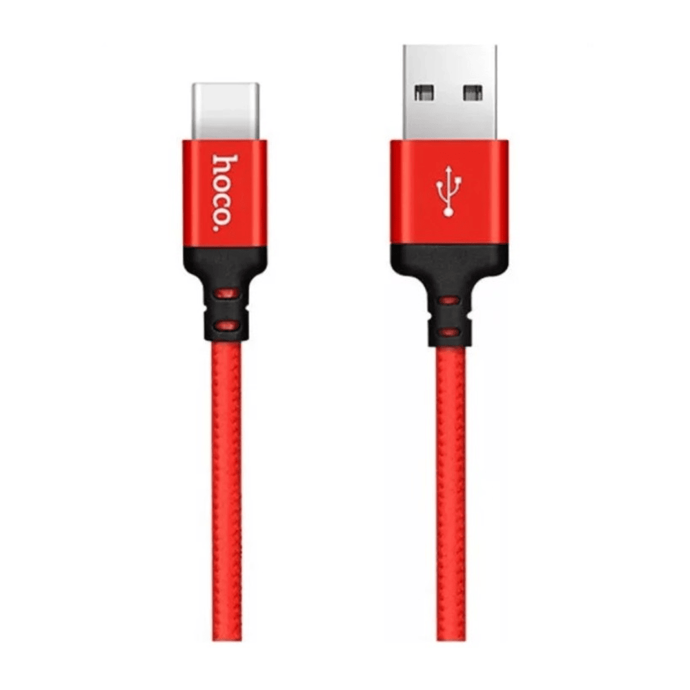 Cable De Carga USB a Tipo C 2m Hoco X14 Rojo