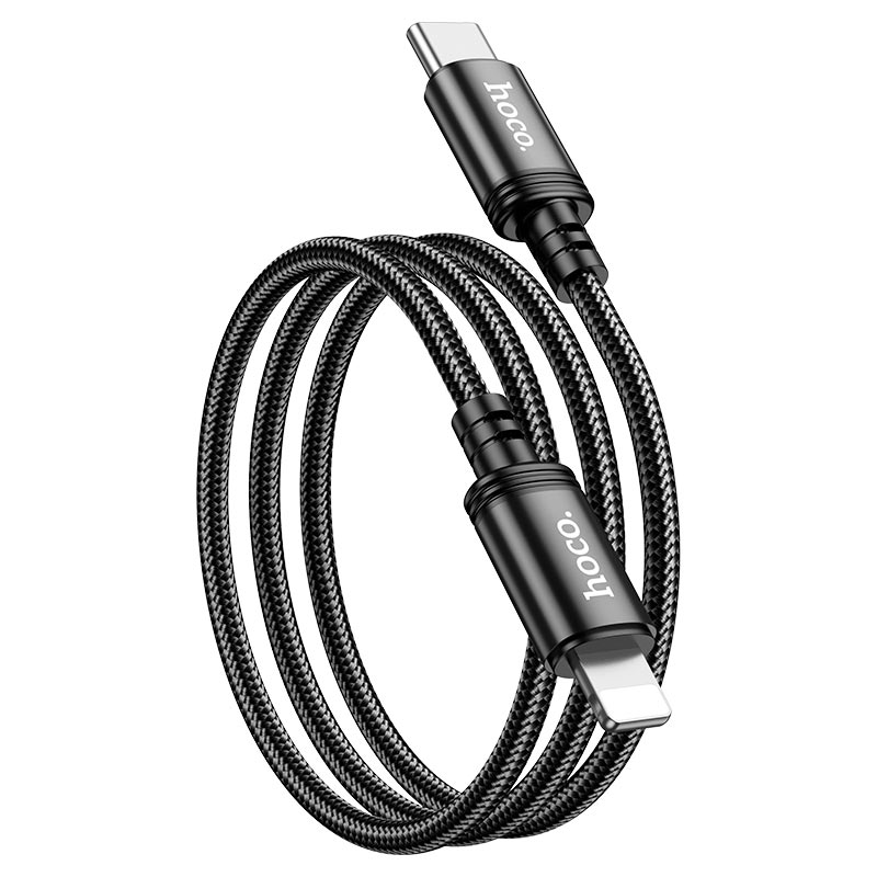 Cable Tipo C a Lightning Hoco X89 1m Negro