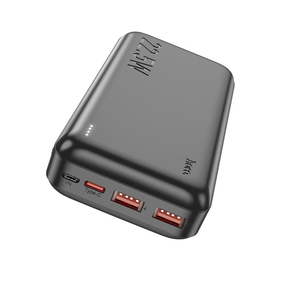 Power Bank 20000mAh Hoco J101A 22.5W Carga Rapida Negro