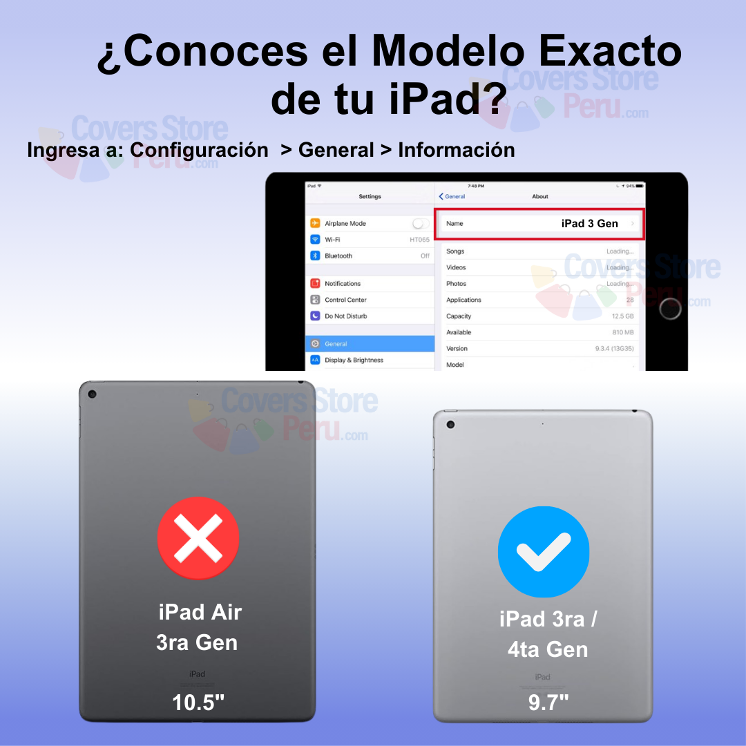 Funda con Teclado Touch para iPad 4ta Gen 9.7" Negro