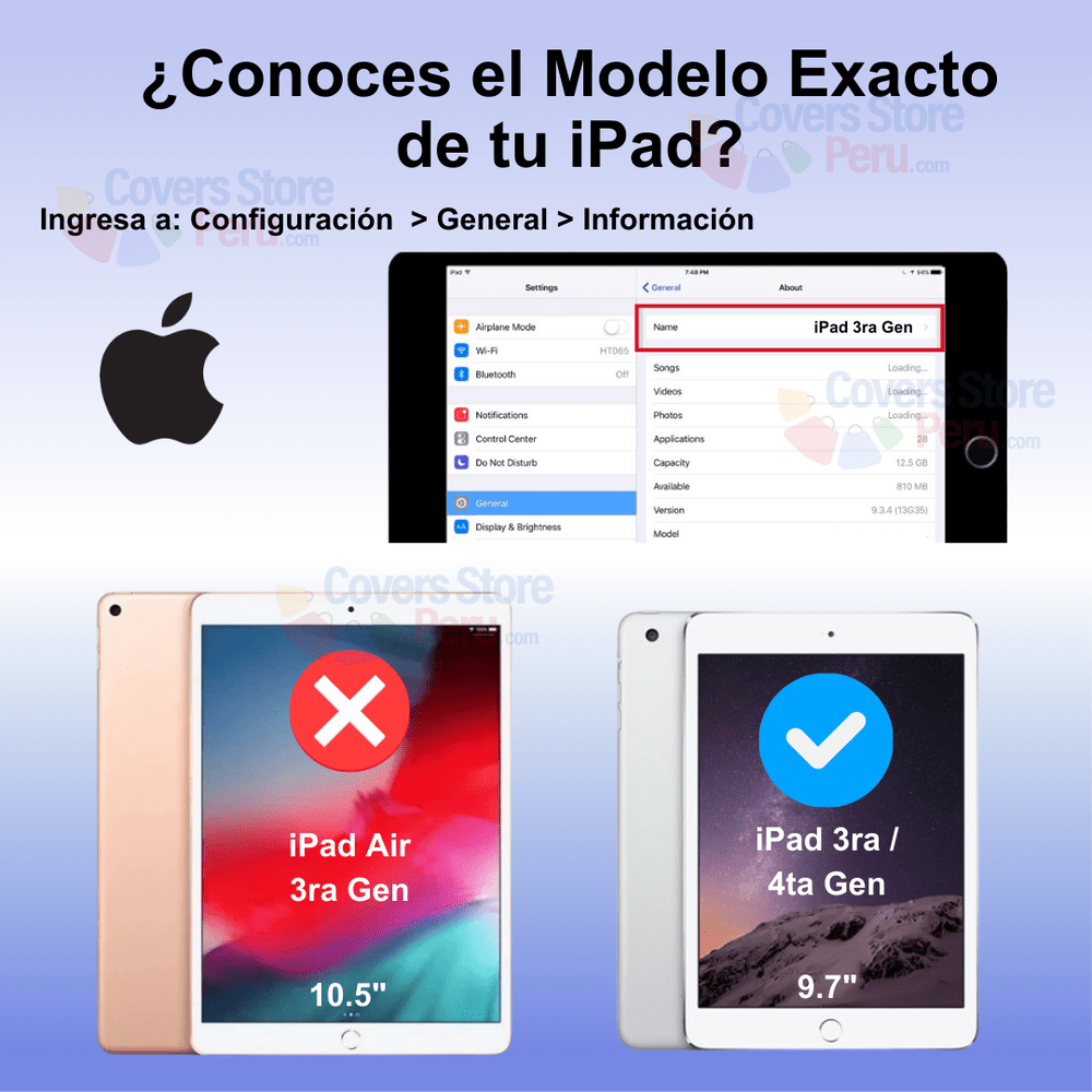 Mica para iPad 3ra Gen 9.7" - A1416 Hydrogel Antishock
