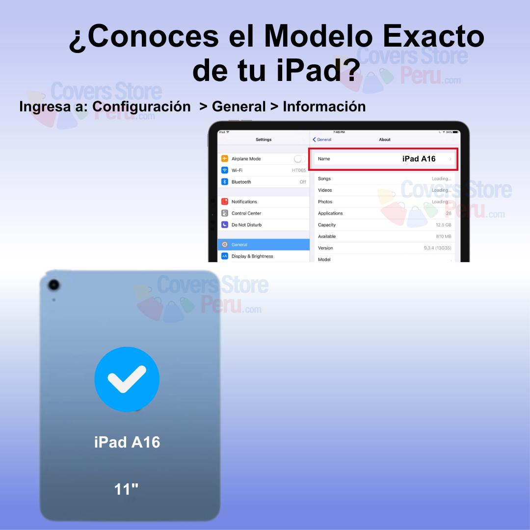 Funda para iPad A16 11" Armor Defender 360 Negro