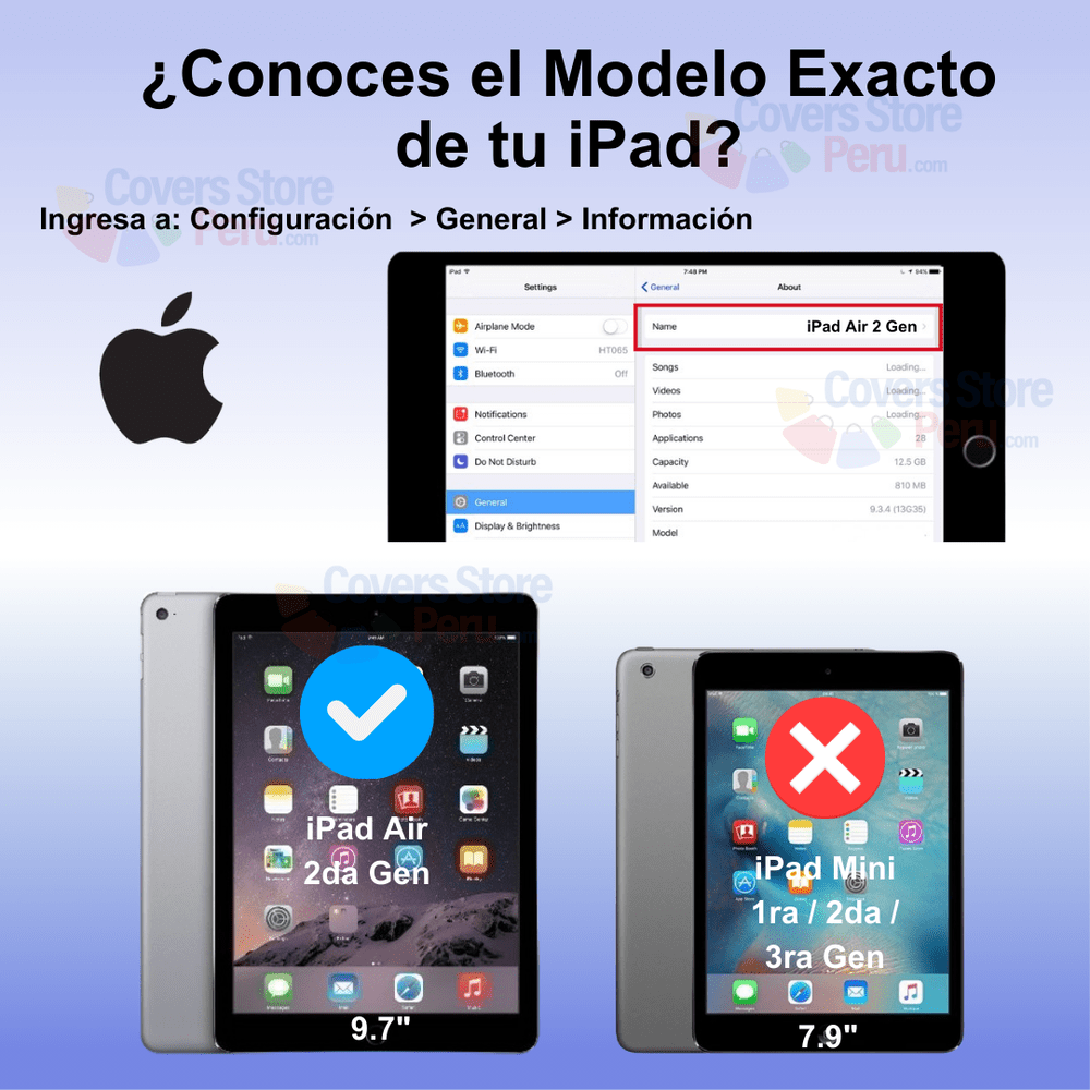 Mica para iPad Air 2 9.7" de Vidrio Templado Antishock