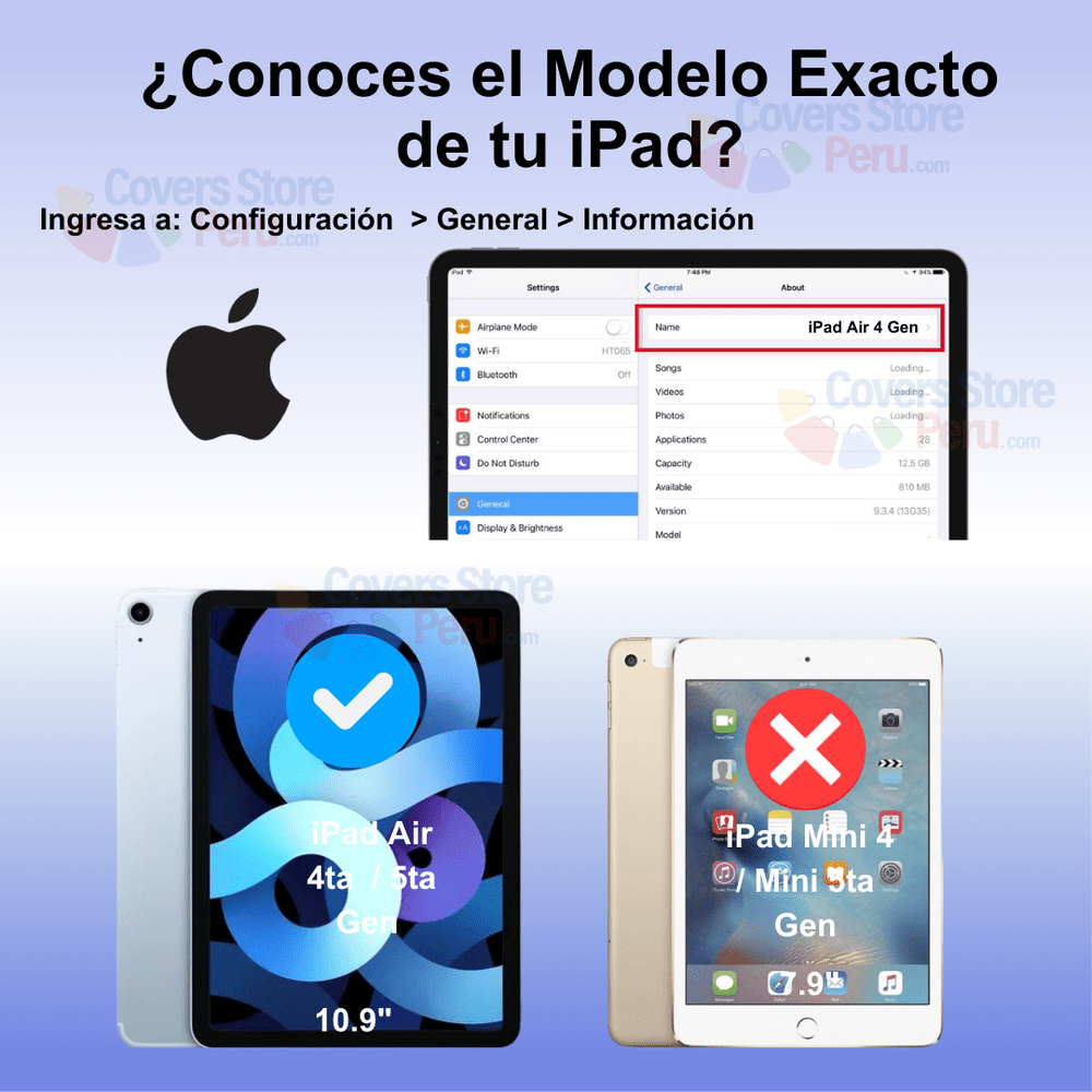 Mica para iPad Air 4ta Gen 10.9" - A2316 Hydrogel Antishock