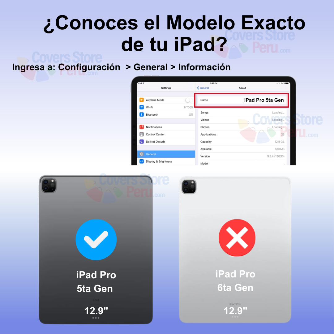 Funda para iPad Pro 5ta Gen 12.9" Armor Extreme Arcoiris