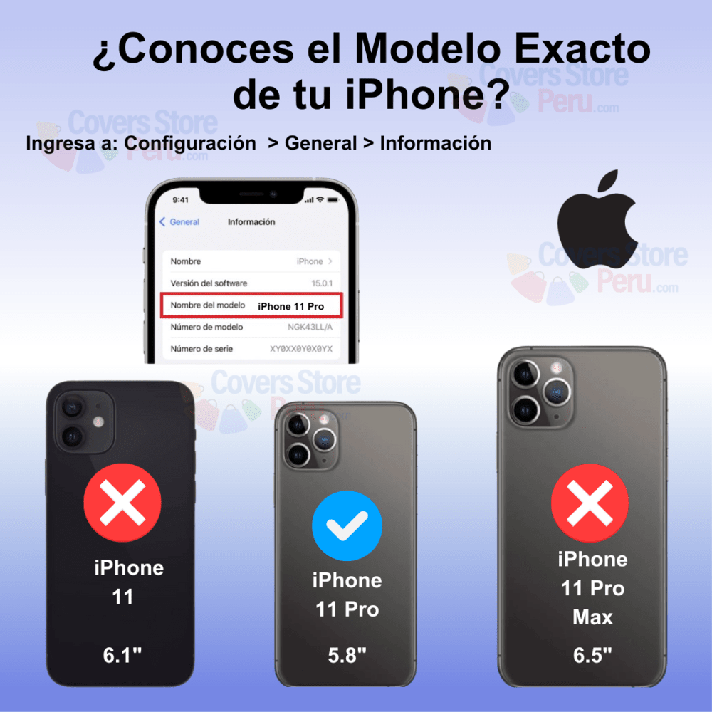 Funda para iPhone 11 Pro MagSafe Negro Lens Protector
