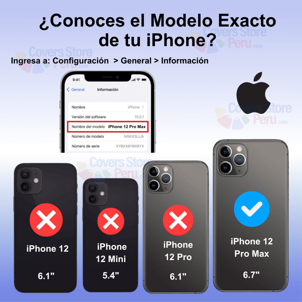 Funda para iPhone 12 Pro Max MagSafe Negro Lens Protector