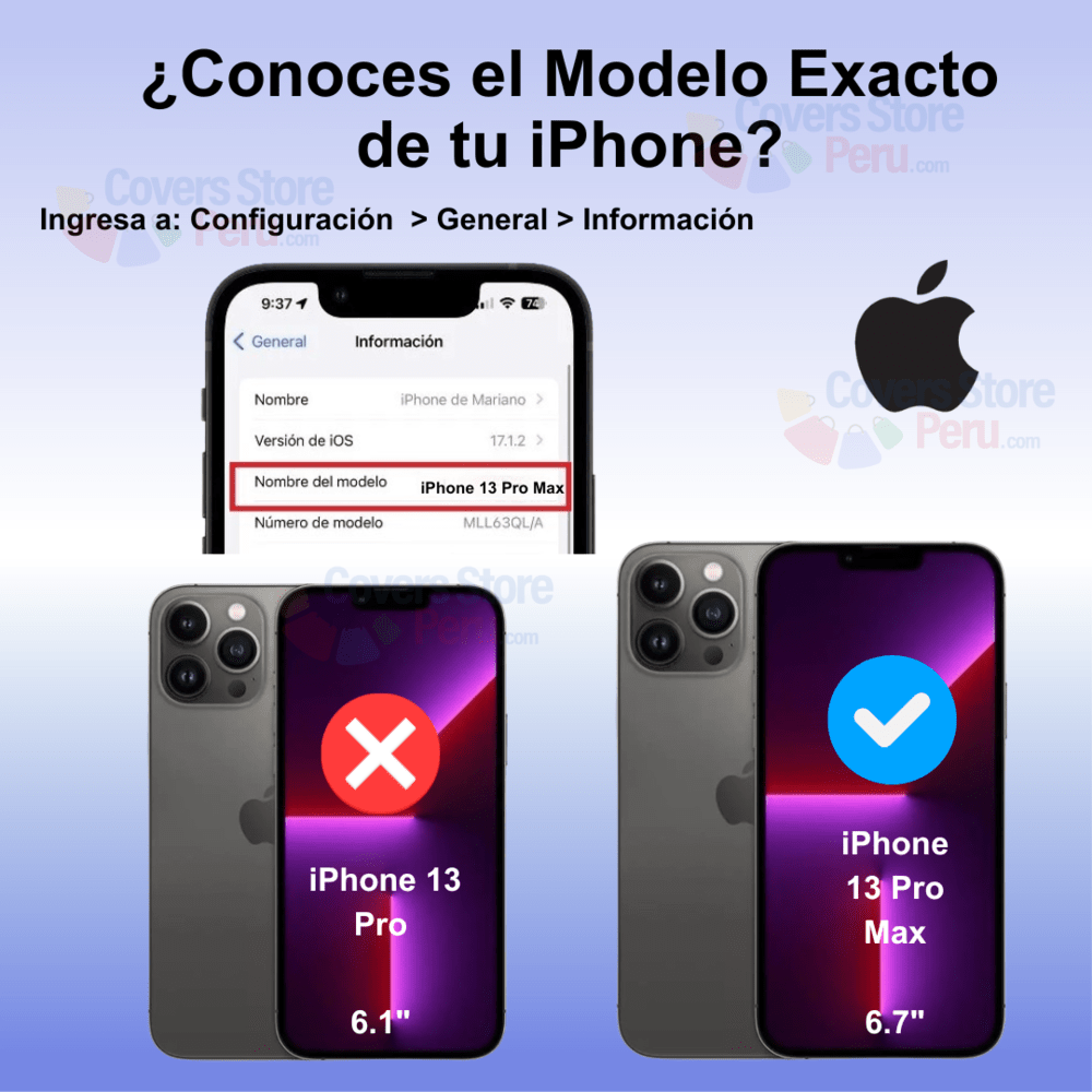 Mica para iPhone 13 Pro Max Antiespía Black Edition 20K