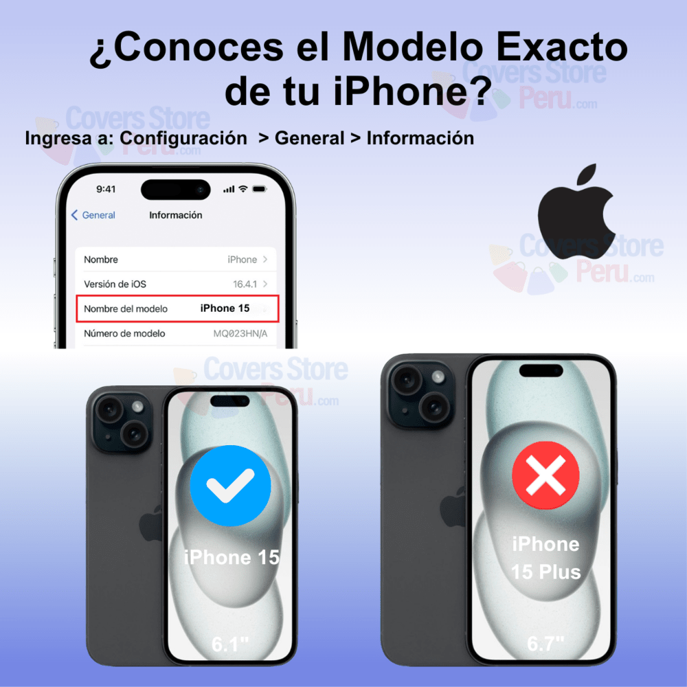 Mica para iPhone 15 Protector Pantalla Vidrio 9D Antishock