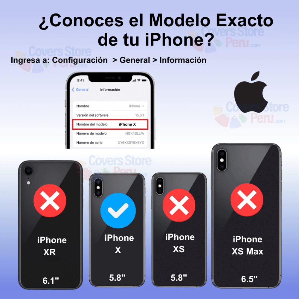 Funda Case para iPhone X Space Ring Antishock Transparente