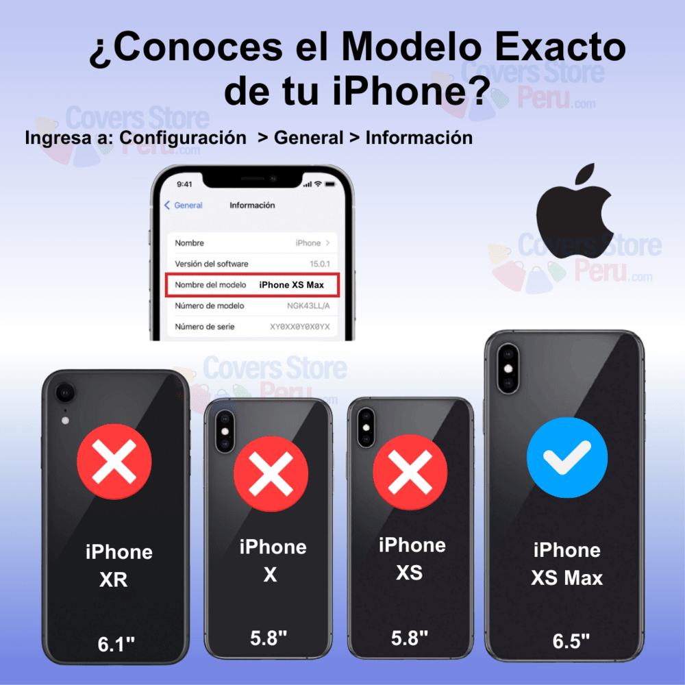 Funda Case para iPhone XS Max Ahumado Mate Azul Antishock