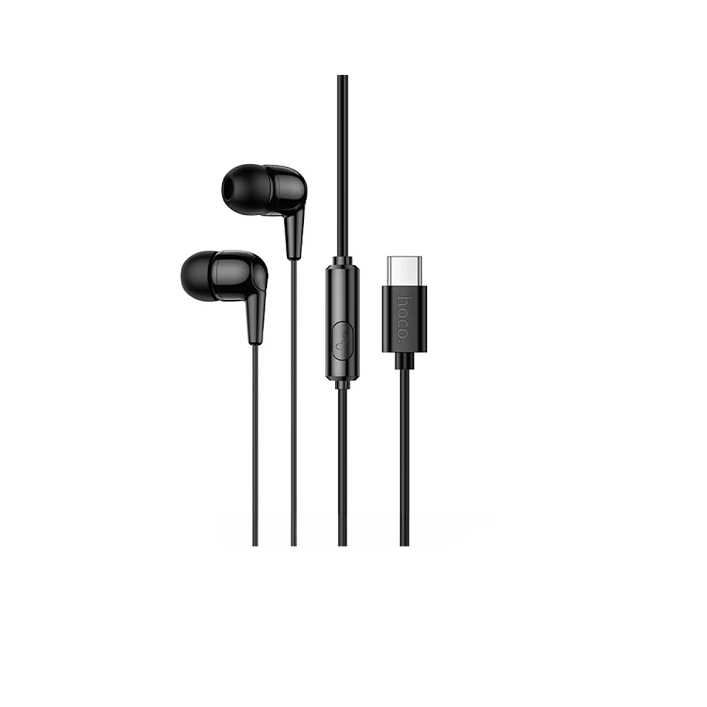 Audífono con Micrófono Hoco M97 Alámbrico Tipo C Negro