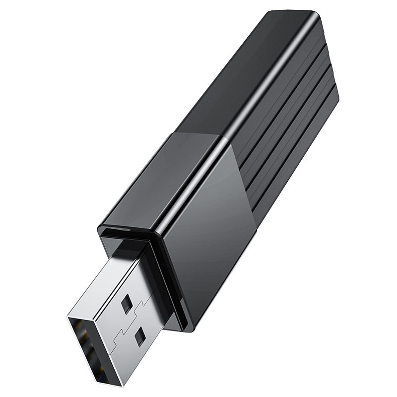 Lector Tarjetas SD TF USB 3.0 5Gbps Hoco HB20 2en1 Negro