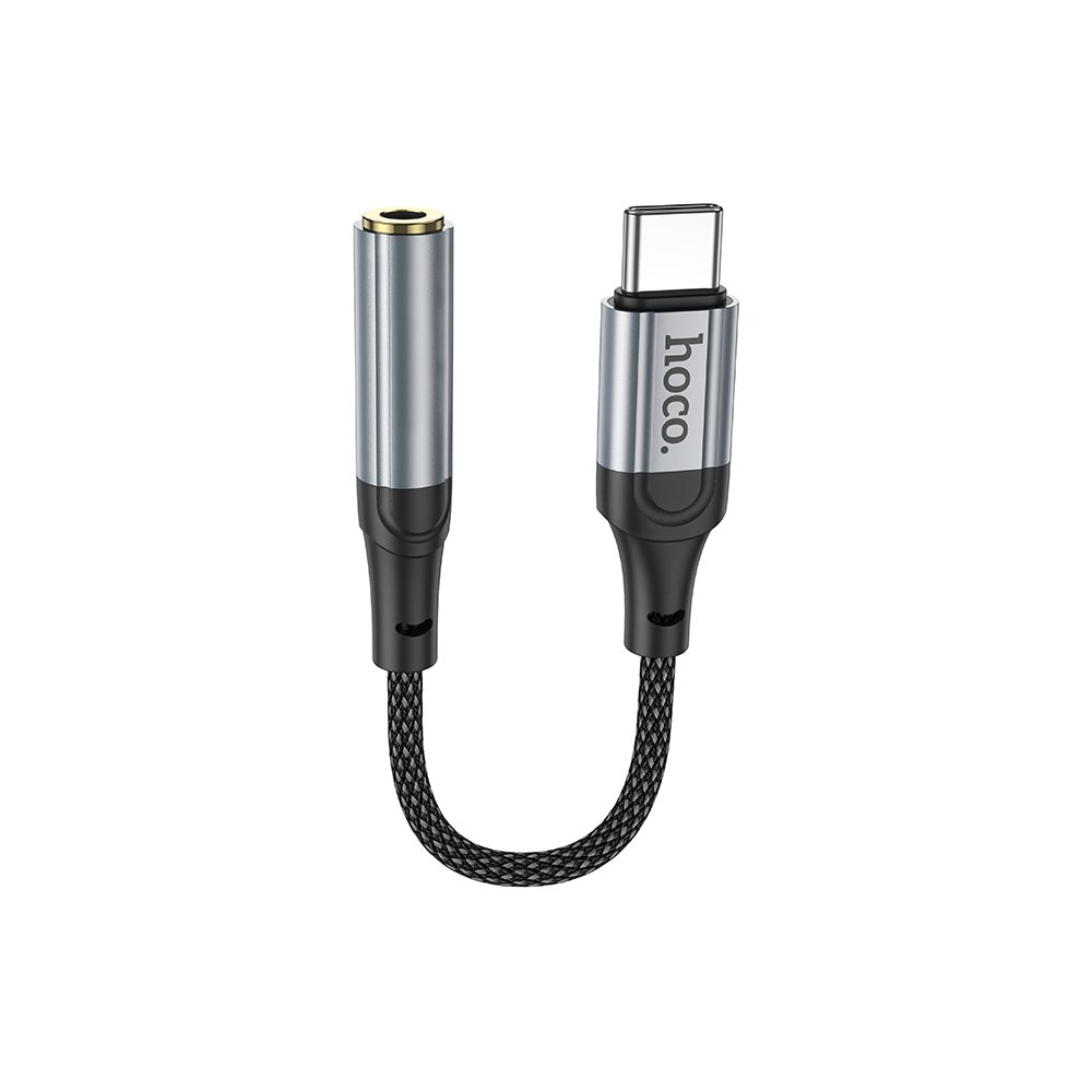 Adaptador Hoco LS36 Fresh Convertidor Audio Tipo-C 3.5 Negro