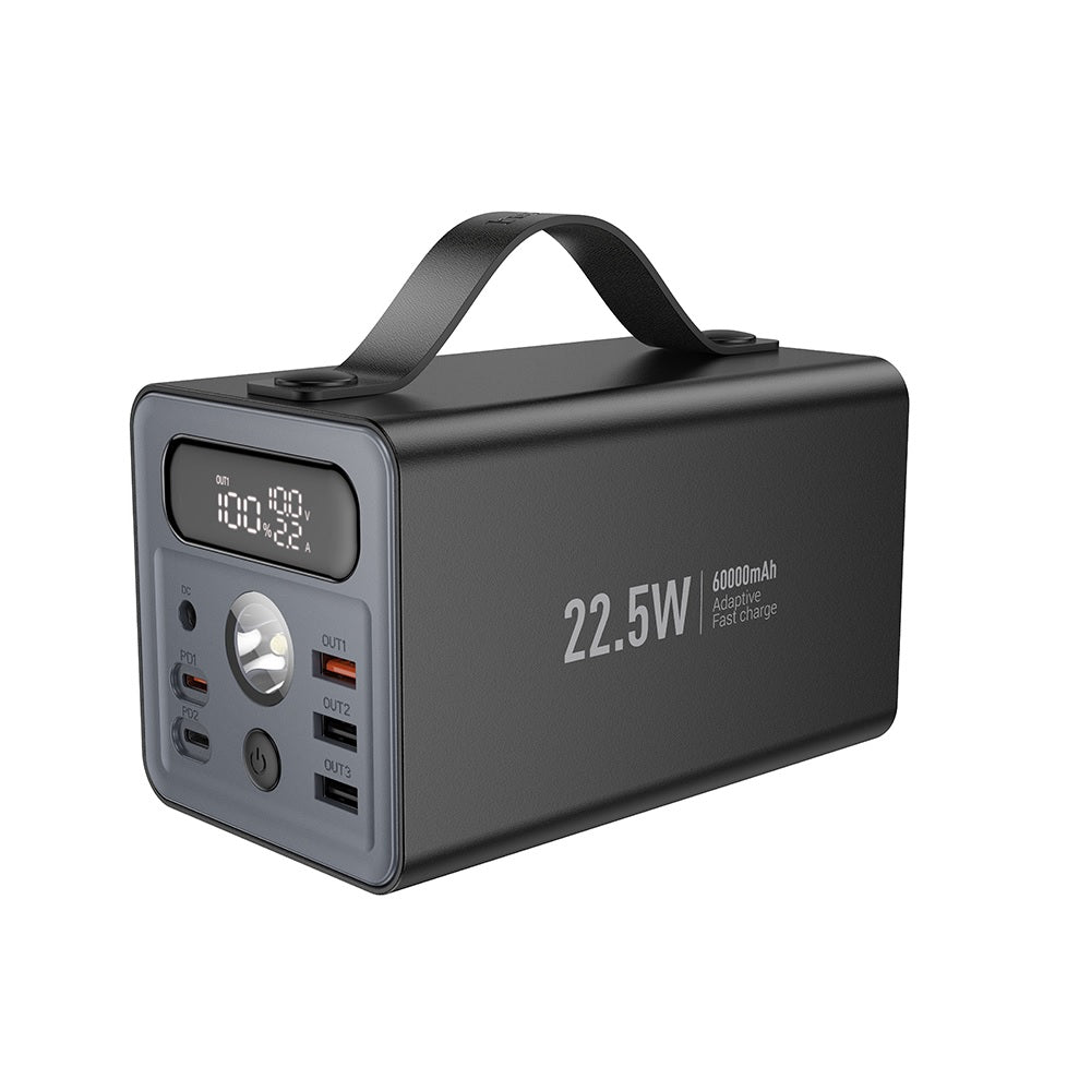 Power Bank 60000mAh Hoco J138 Distant 22.5W Rapida Negro