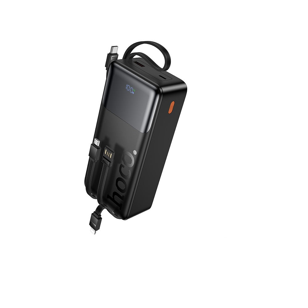 Power Bank 4 Cables 30000mAh Hoco J156B PD20W 22.5W Negro