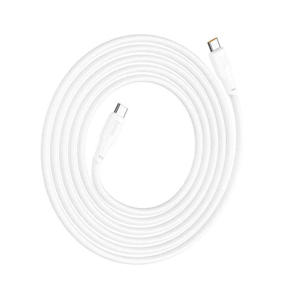 Cable Hoco X93 Force Tipo-C a Tipo-C 240W 2m Blanco