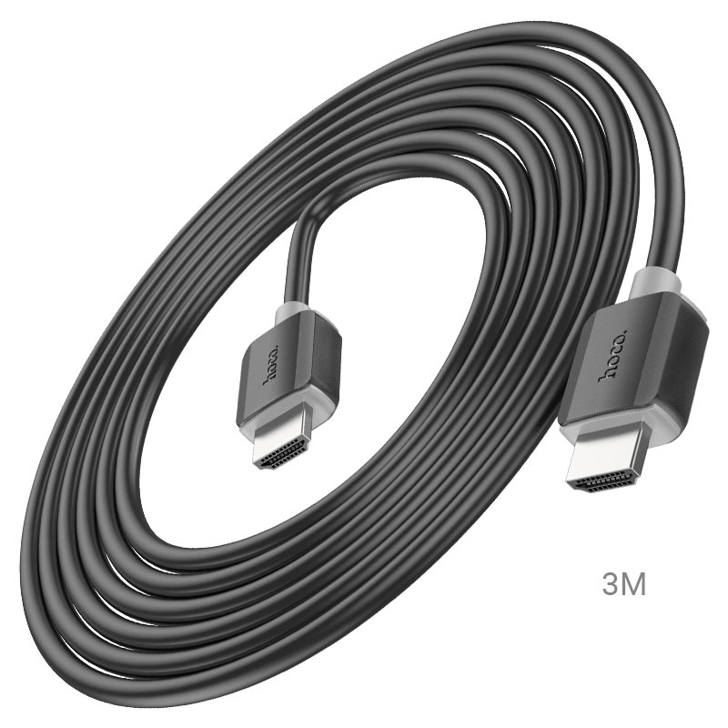 Cable Hoco US08 HDMI a HDMI 4K Alta Velocidad 3m Negro