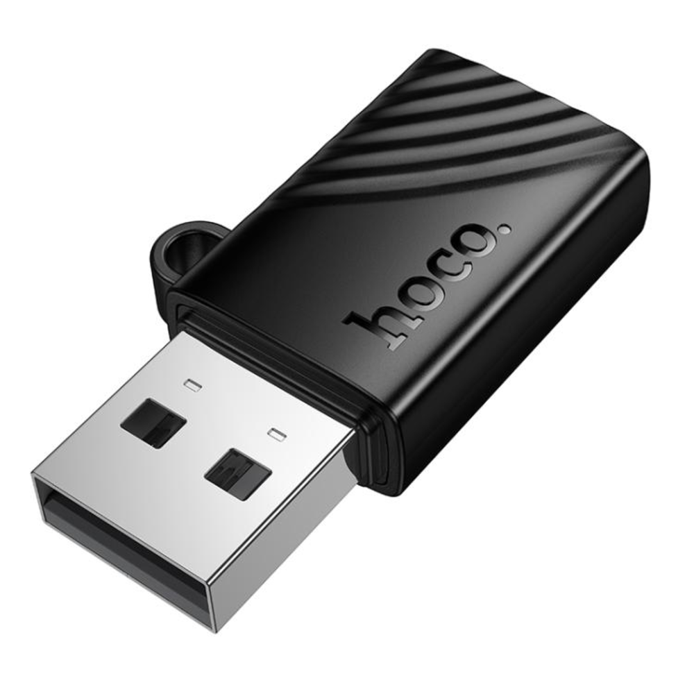 Lector Tarjetas Hoco HB53 USB Mini MicroSD TF Reader Negro
