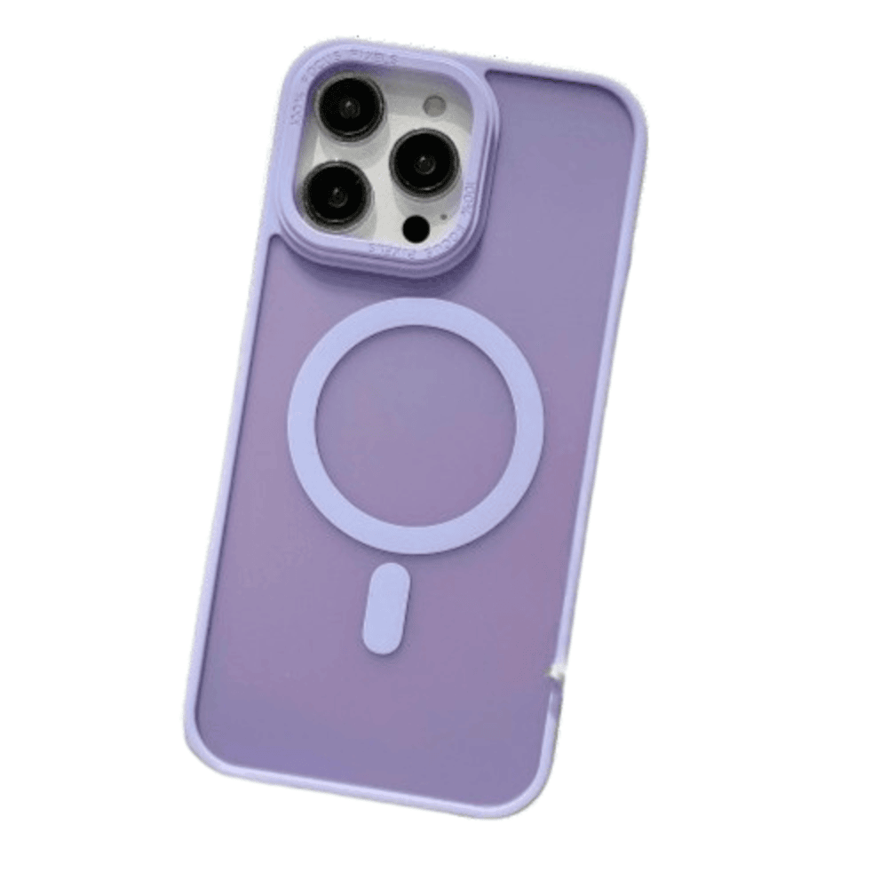 Funda para iPhone 13 Pro Max Magsafe Ahumado Mate Lila