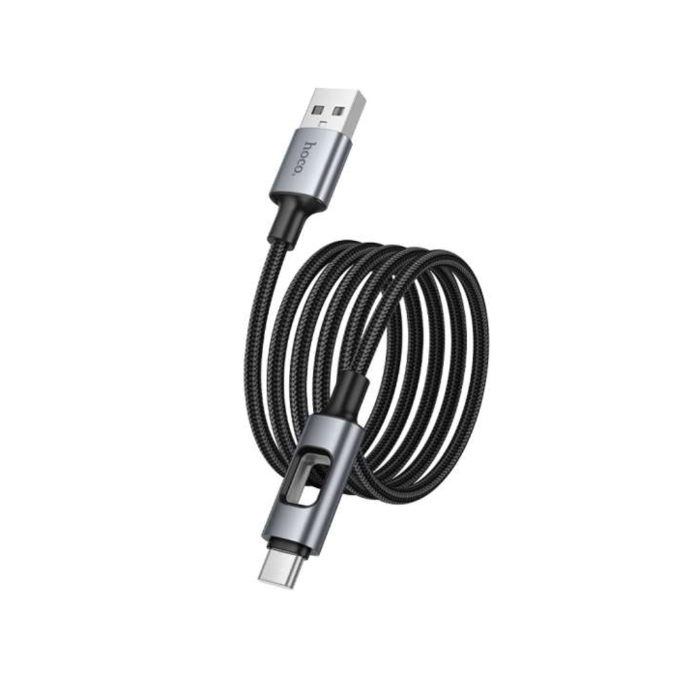 Cable Hoco U144 New USB a Tipo-C Carga Rápida Negro