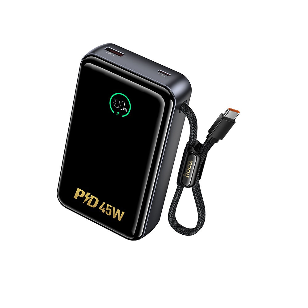 Power Bank con Cable 20000mAh Hoco Q54 PD45W Metal Gris