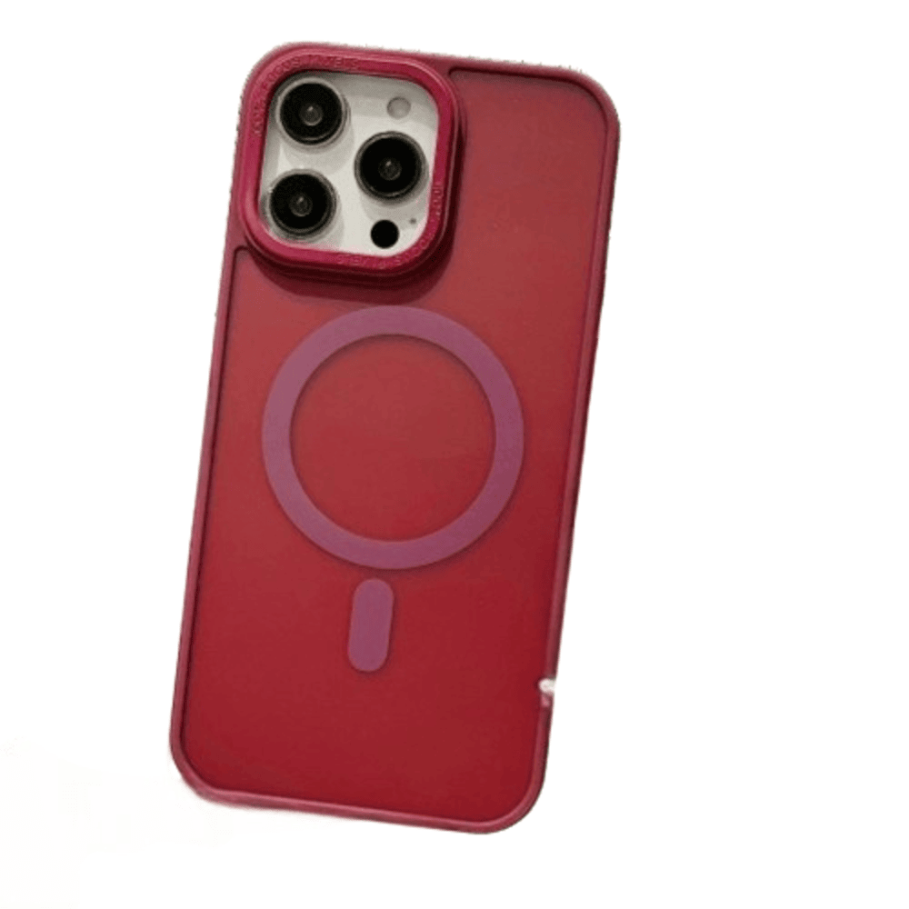 Funda para iPhone 12 Pro Magsafe Ahumado Mate Vino