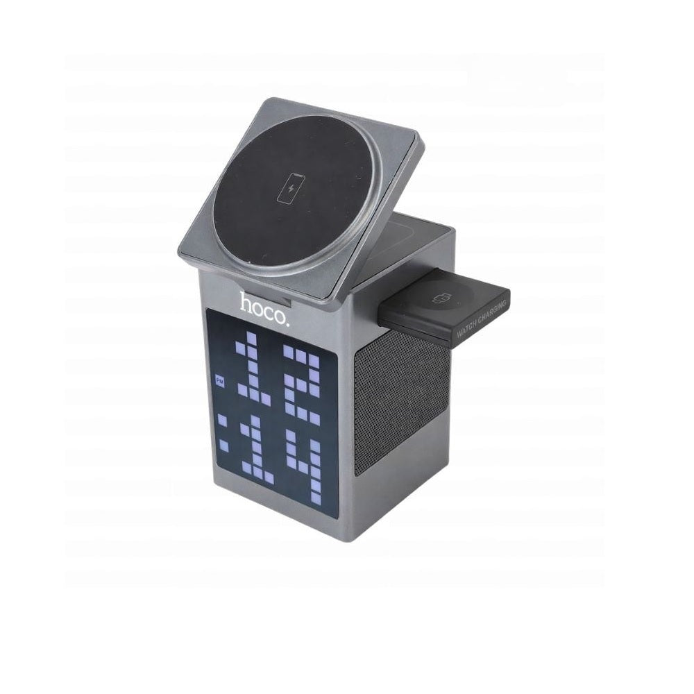 Cargador Multifuncional Hoco DWQ04 Estacion Carga Negro