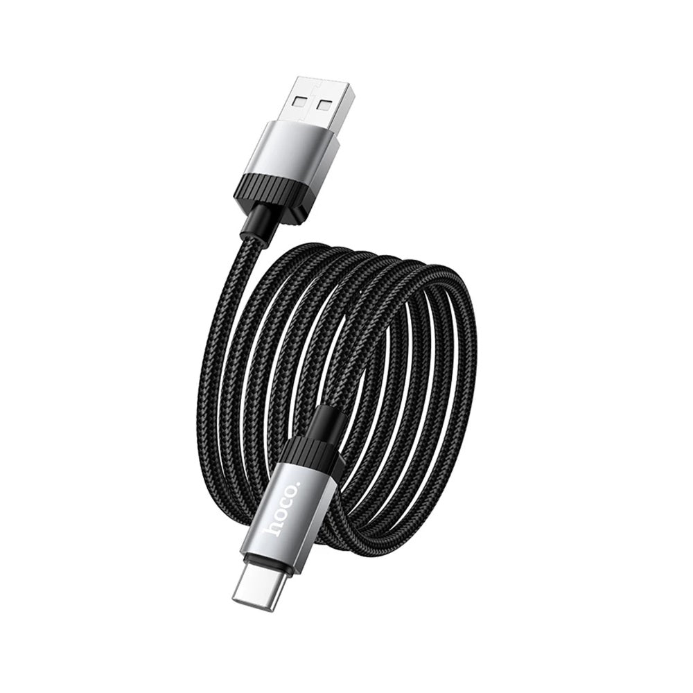 Cable Hoco X117 Star USB a Tipo-C Carga Rápida Negro
