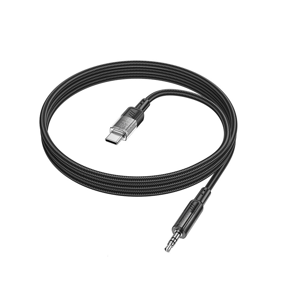 Cable Hoco UPA27 Spirit Adaptador Audio Tipo-C a 3.5mm Negro