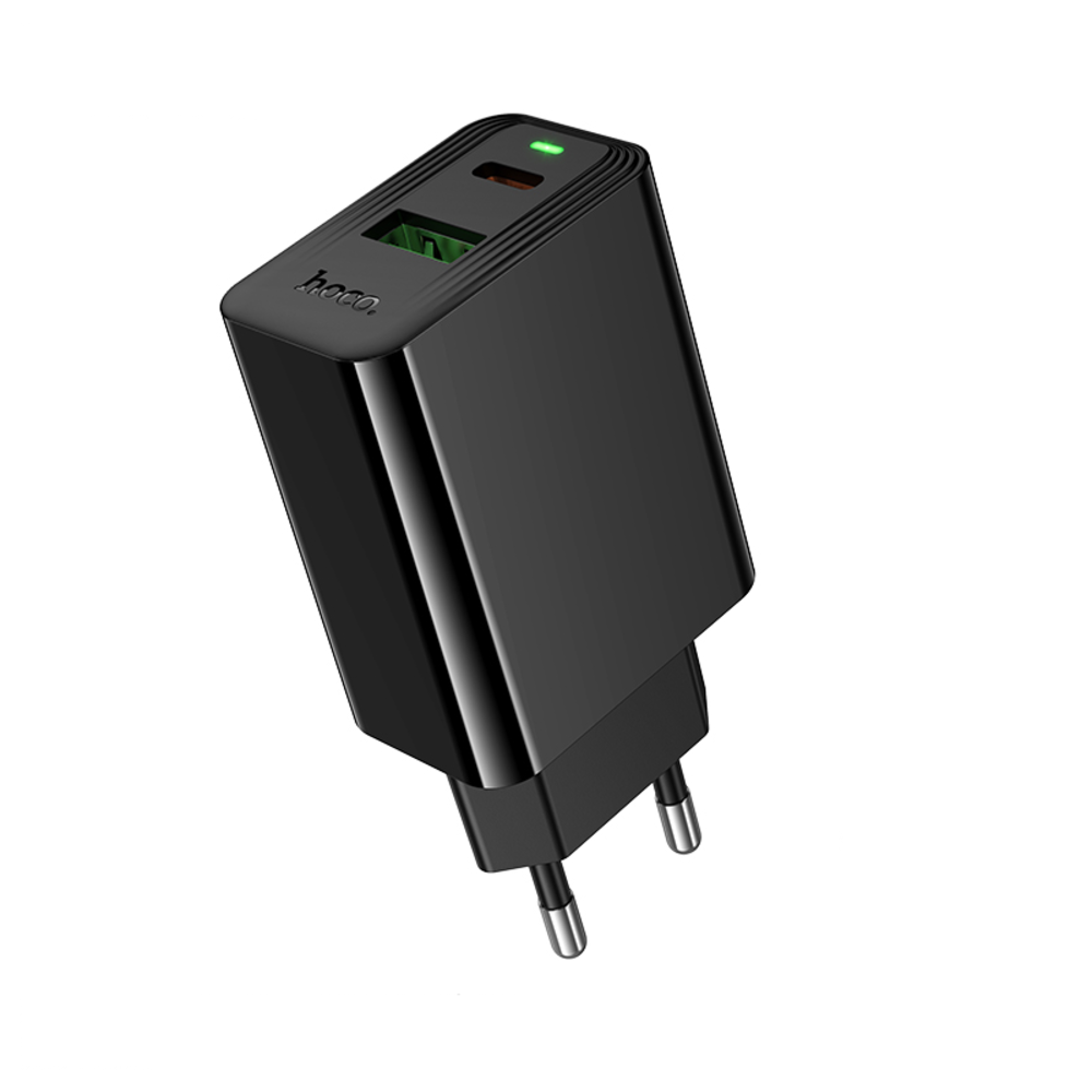 Cargador Hoco CS95 Leader Carga Rapida Dual PD30W QC3.0 Blanco