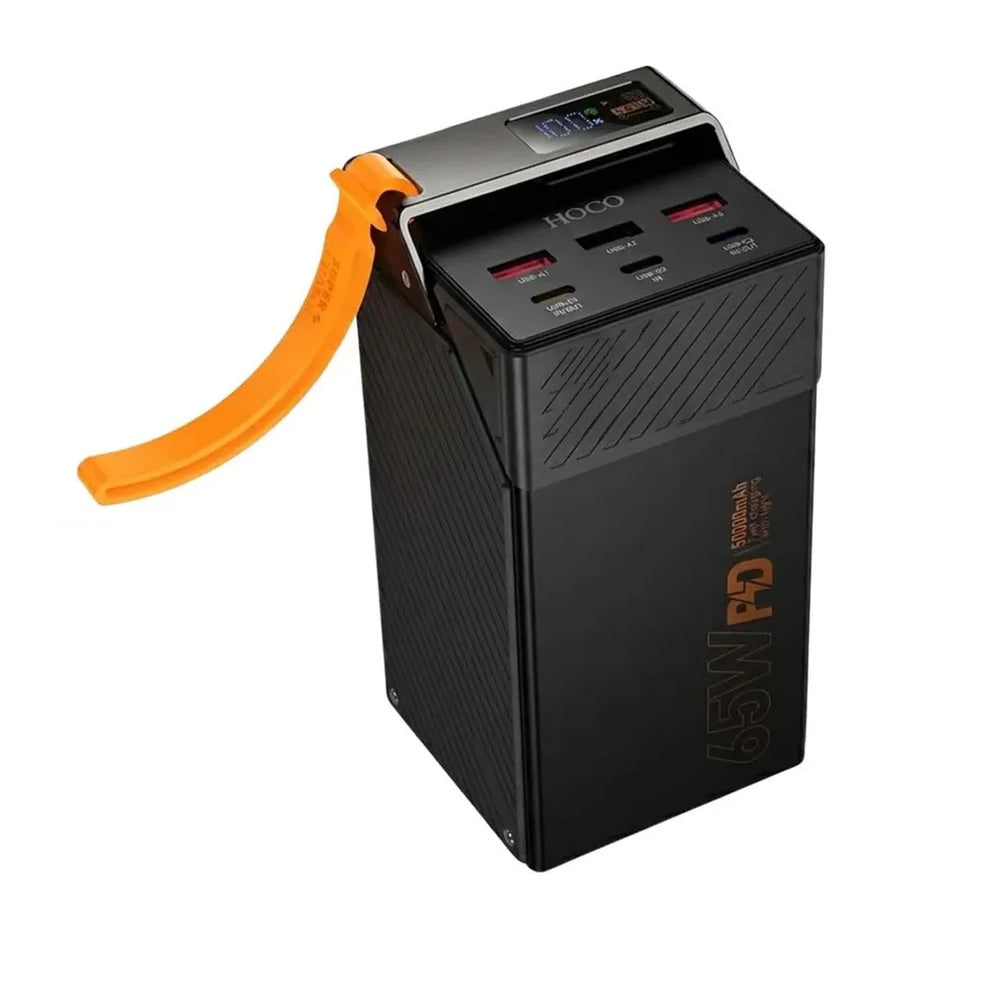 Power Bank 50000mAh Hoco DB100A Harmony Carga PD65W Negro