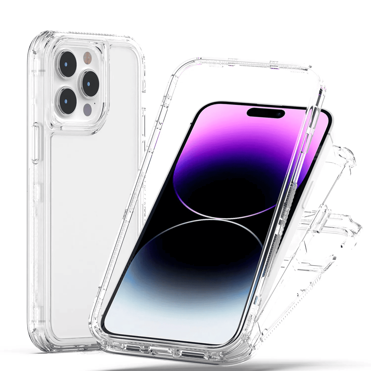 Funda case para Honor X8 4G Transparente 360° Antishock