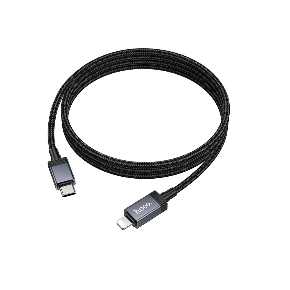 Cable Hoco X118 Generous Tipo-C a iP PD 27W Con Pantalla Negro