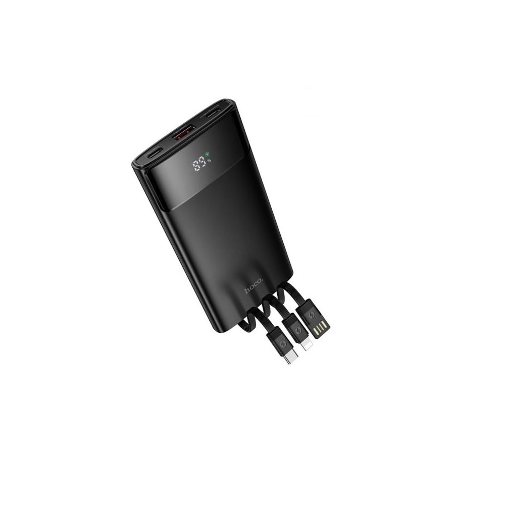 Power Bank 10000mAh Hoco DB89 22.5W CargaNegro
