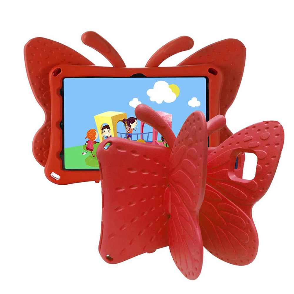 Funda para iPad 9na Gen 10.2" de Goma Mariposa Roja