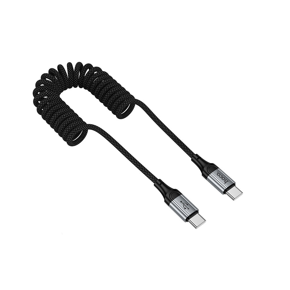 Cable Hoco X121 Nuevo Tipo-C a Tipo-C 60W Negro