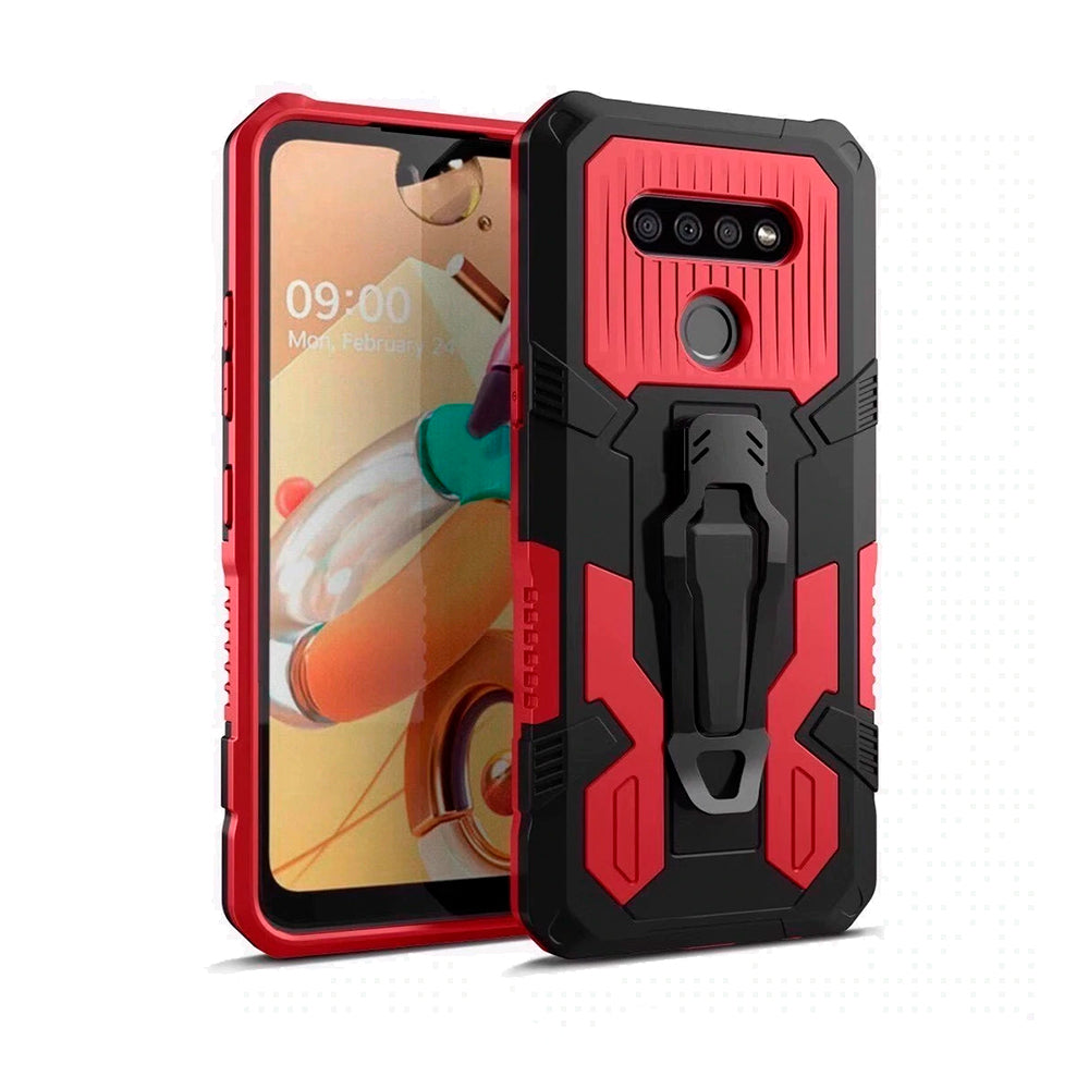 Funda Case para Xiaomi Note 9 Pro Robot con Gancho Rojo