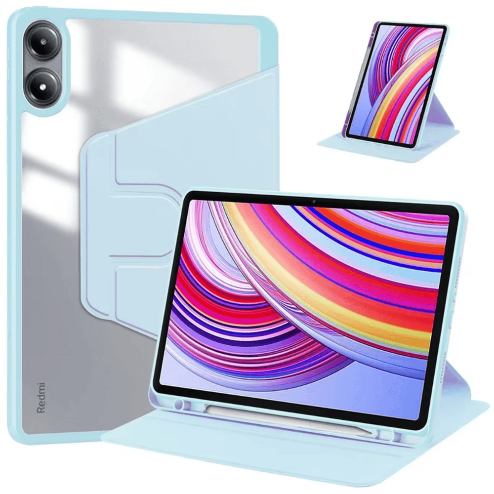 Funda para iPad Air M2 13" Magnética 360° Celeste