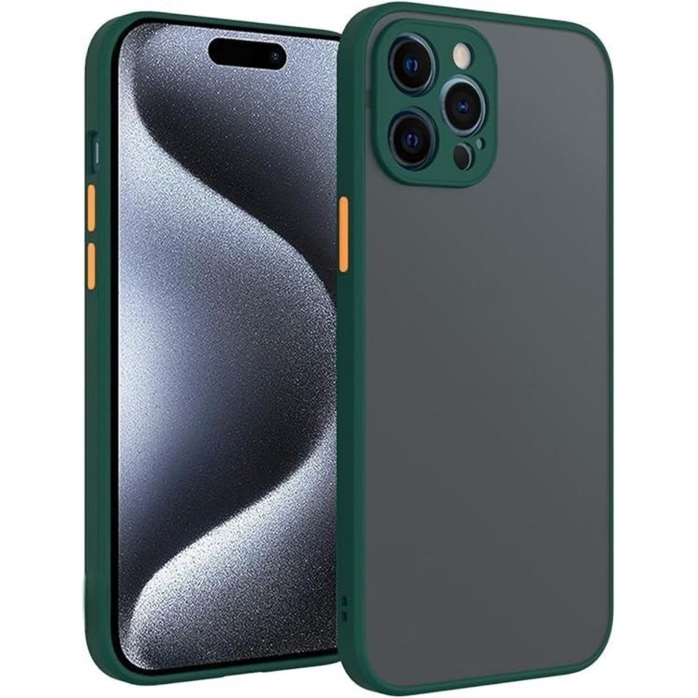 Funda para Lg K50S Ahumado Mate Verde bosque Antishock