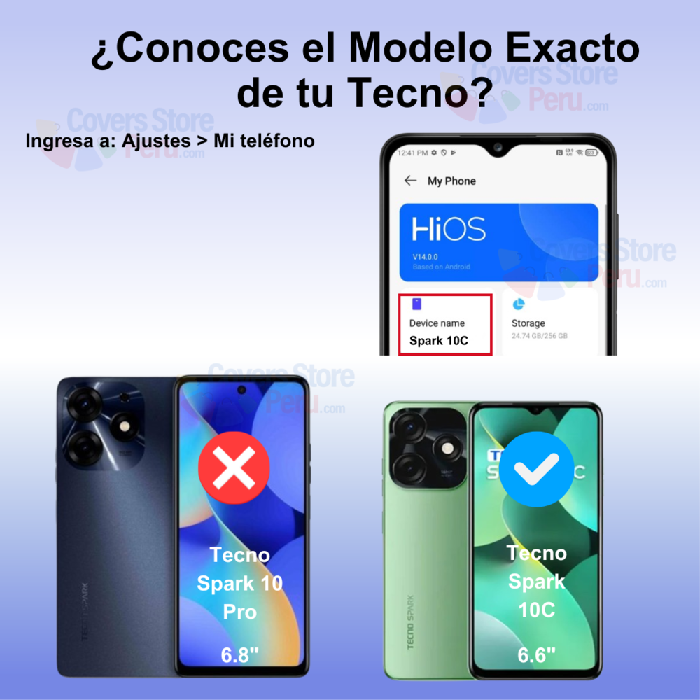 Mica Protector para Tecno Spark 10C Vidrio Templado OG
